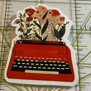 •Brand New• Vintage Typewriter Aesthetic Waterproof Sticker
